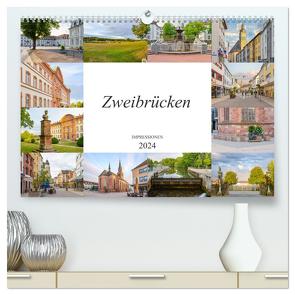 Zweibrücken Impressionen (hochwertiger Premium Wandkalender 2024 DIN A2 quer), Kunstdruck in Hochglanz von Meutzner,  Dirk