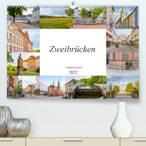 Zweibrücken Impressionen (Premium, hochwertiger DIN A2 Wandkalender 2022, Kunstdruck in Hochglanz) von Meutzner,  Dirk