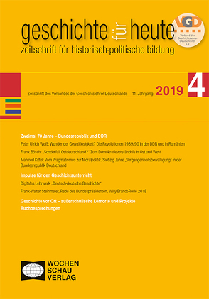 Zweimal 70 Jahre – Bundesrepublik und DDR von Bösch,  Frank, Kittel,  Manfred, Steinmeier,  Frank-Walter, Weiß,  Peter Ulrich