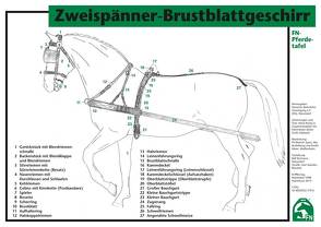 Zweispänner-Brustblattgeschirr von Deutsche Reiterliche Vereinigung e.V. (FN), FN Bereich Sport,  Abt. Ausbildung, Gross,  Dieter, König ,  Horst, Meier,  Ewald, Spenlen,  Uwe