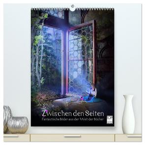 Zwischen den Seiten – Fantastische Bilder aus der Welt der Bücher (hochwertiger Premium Wandkalender 2024 DIN A2 hoch), Kunstdruck in Hochglanz von Kuckenberg-Wagner,  Brigitte