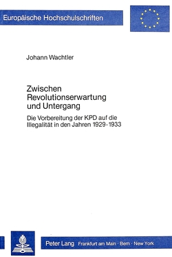 Zwischen Revolutionserwartung und Untergang von Wachtler,  Johann