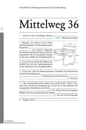 Zwischenkriegszeit von Bielefeld,  Ulrich, Doering-Manteuffel,  Anselm, Hacke,  Jens, Jureit,  Ulrike, Kraushaar,  Wolfgang, Leutert,  Georg, Müller,  Tim B., Raphael,  Lutz, Reemtsma,  Jan Philipp, Tietze,  Nikola