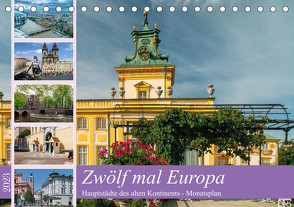 Zwölf mal Europa (Tischkalender 2023 DIN A5 quer) von Tetlak,  Andy