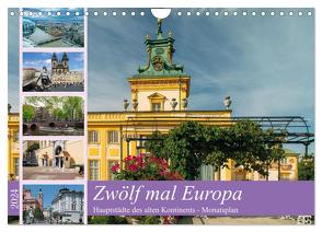 Zwölf mal Europa (Wandkalender 2024 DIN A4 quer), CALVENDO Monatskalender von Tetlak,  Andy