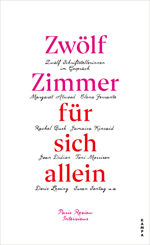 Zwölf Zimmer für sich allein von Atwood,  Margaret, Didion,  Joan, Ferrante,  Elena, Gusk,  Rachel, Lessing,  Doris, Morrison,  Toni, Munro,  Alice, Sontag,  Susan